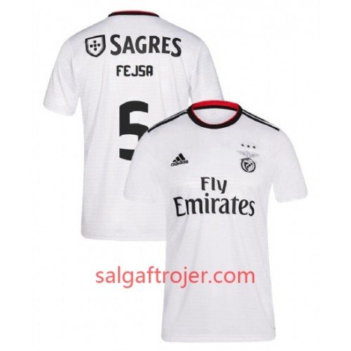 Benfica Fodboldtrøjer Ljubomir Fejsa 5 Udebanesæt 2018/19 Kort ærmer Benfica Fodboldtrøjer Ljubomir Fejsa 5 Udebanesæt 2018/19 Kort ærmer